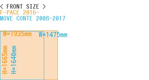 #F-PACE 2016- + MOVE CONTE 2008-2017